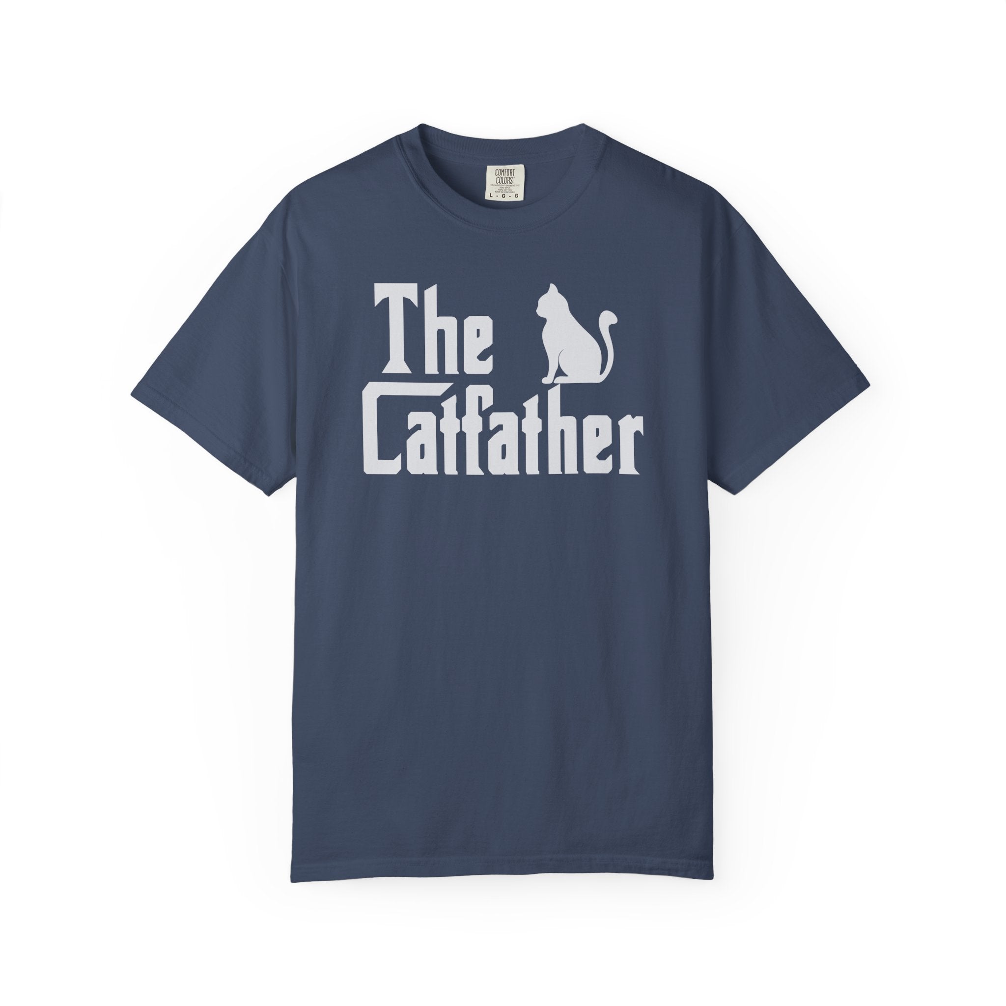 The Catfather T-shirt | Cat Silhouette, Mafia Parody