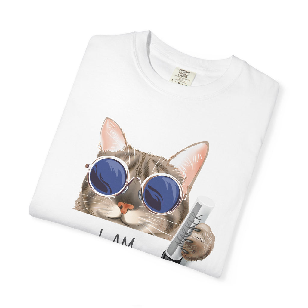 I Am Paw-fect Cat with Sunglasses T-shirt | Cute Cat Graphic Tee
