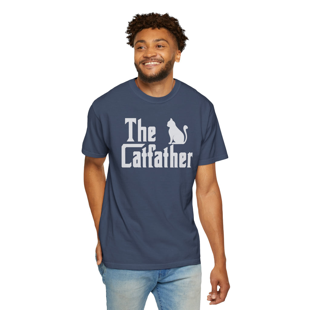 The Catfather T-shirt | Cat Silhouette, Mafia Parody