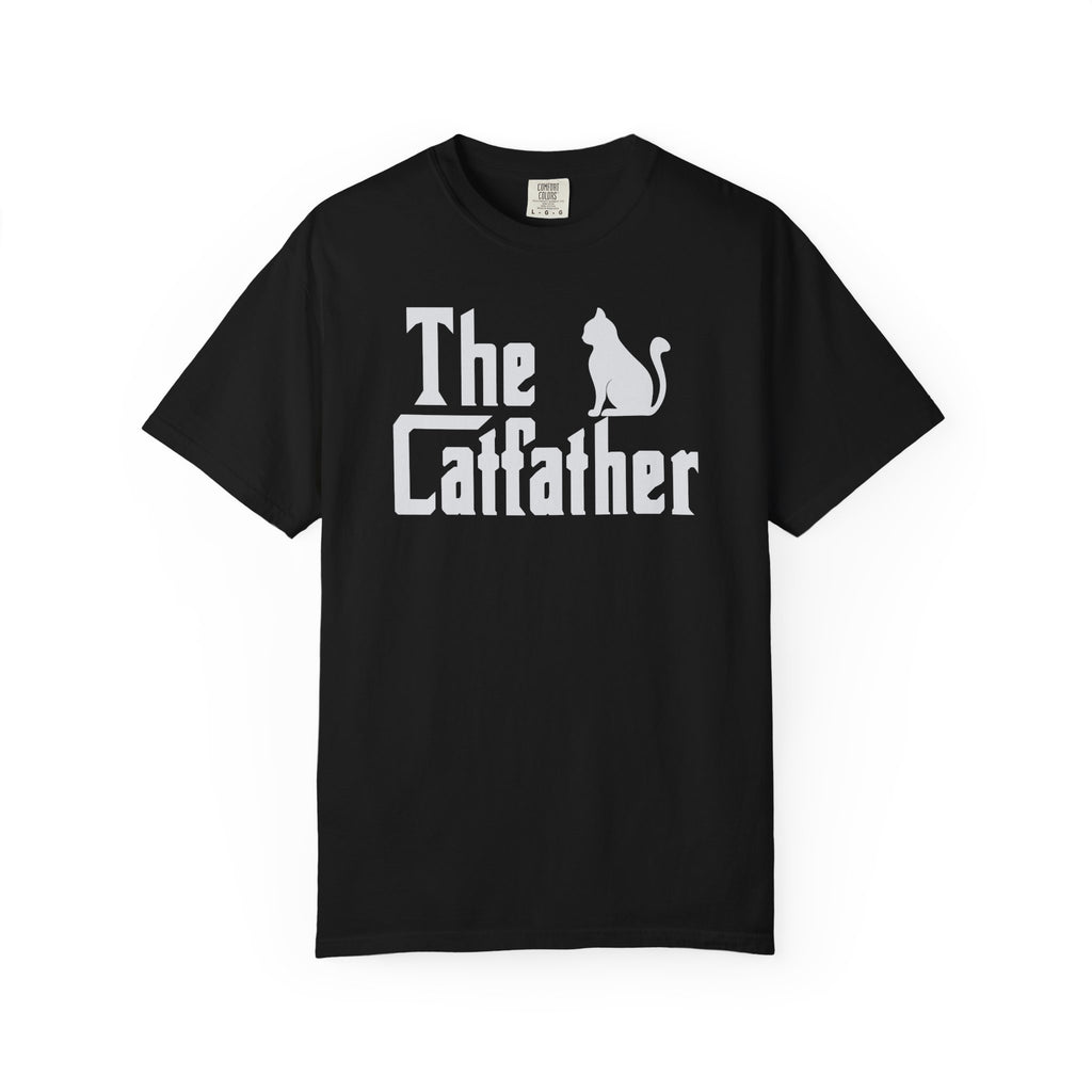 The Catfather T-shirt | Cat Silhouette, Mafia Parody