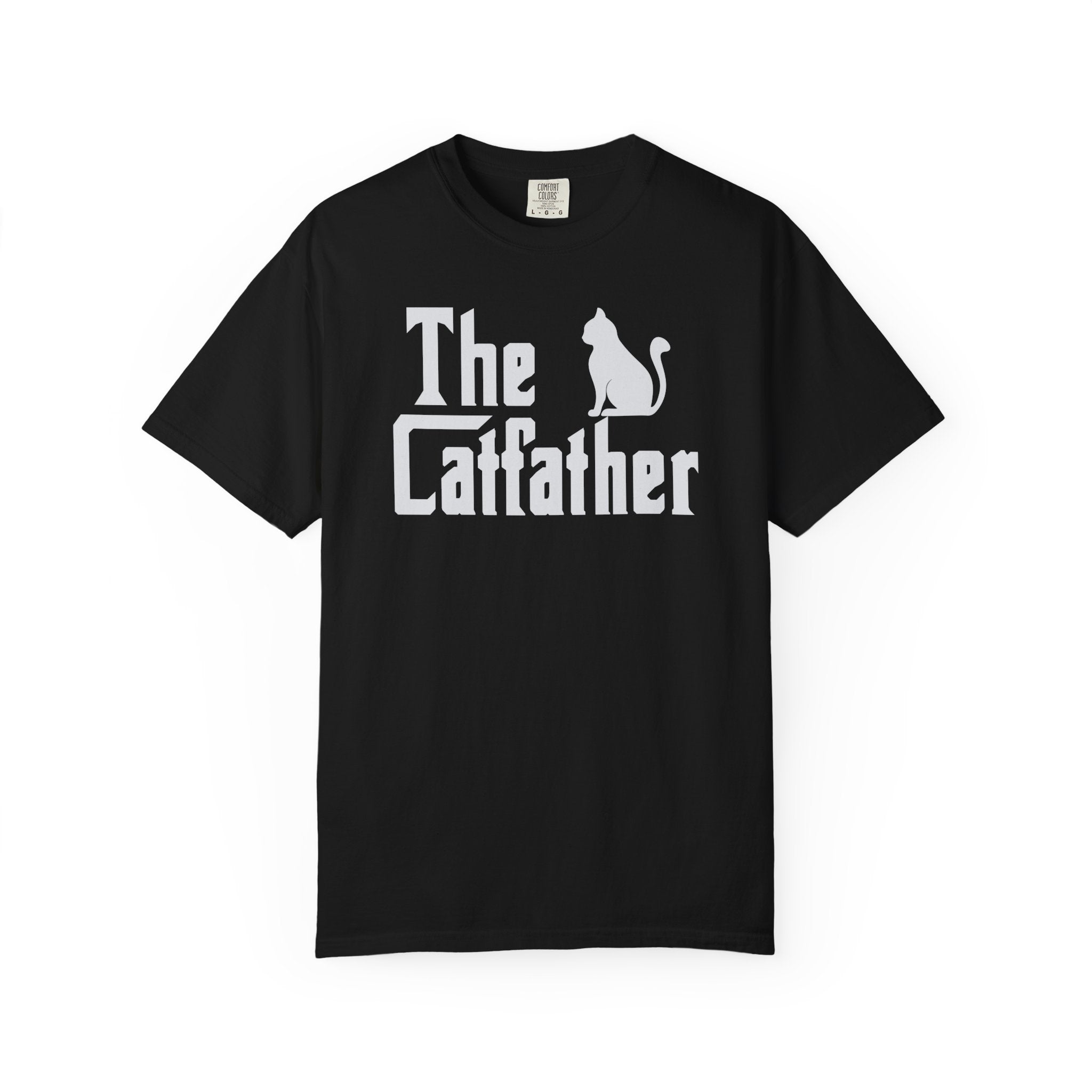 The Catfather T-shirt | Cat Silhouette, Mafia Parody