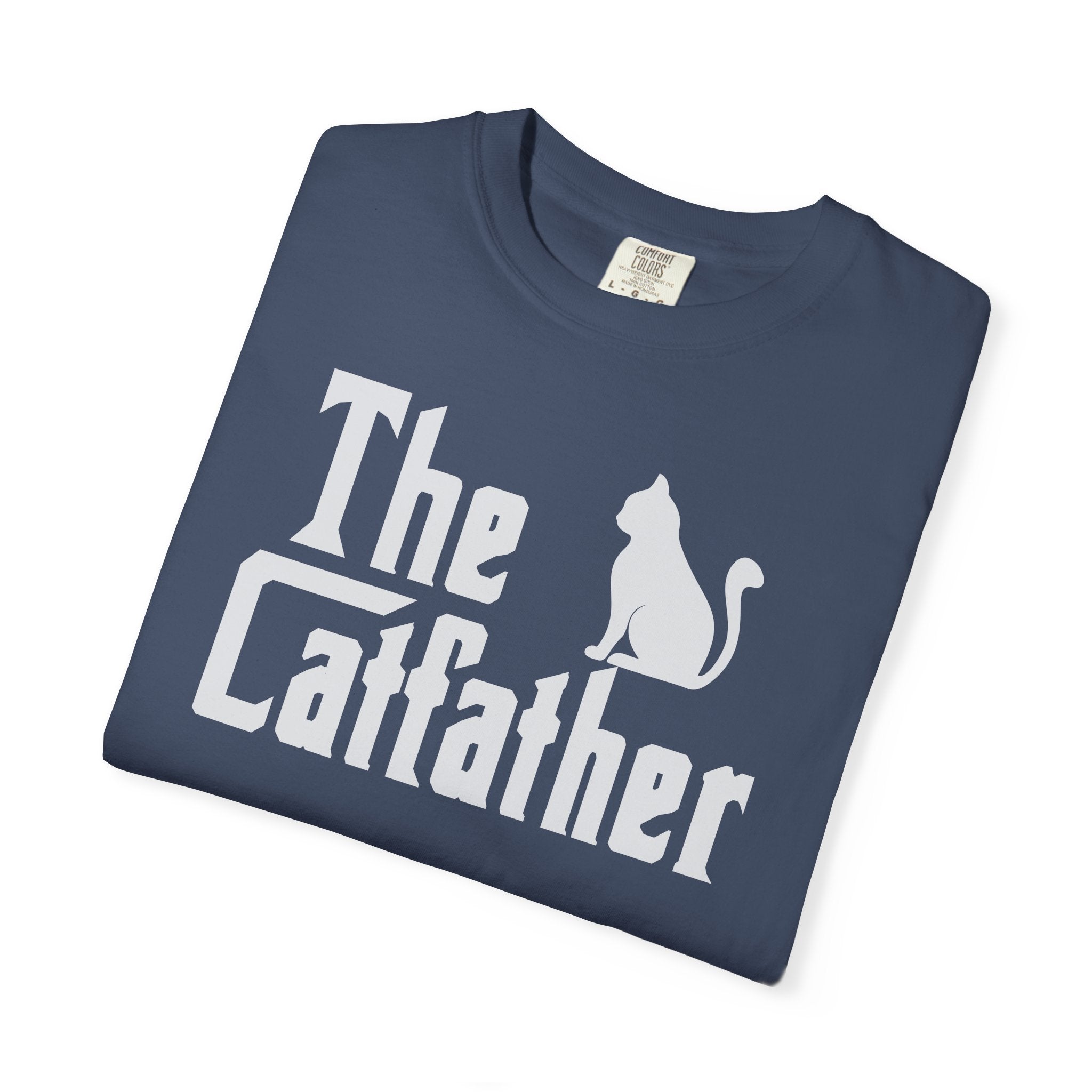 The Catfather T-shirt | Cat Silhouette, Mafia Parody