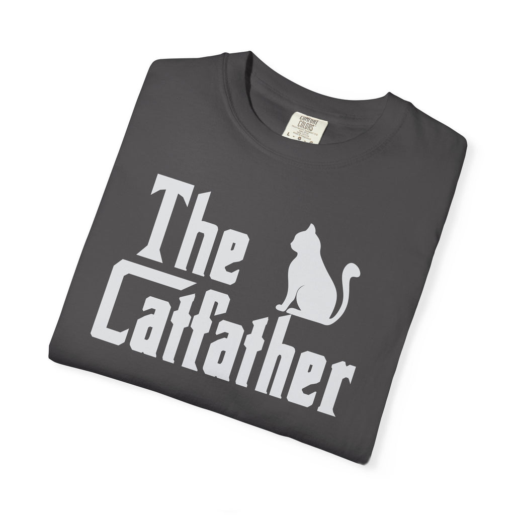 The Catfather T-shirt | Cat Silhouette, Mafia Parody