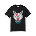 Roaring Cat with Lightning Bolt Tee | Graphic Cat T-Shirt
