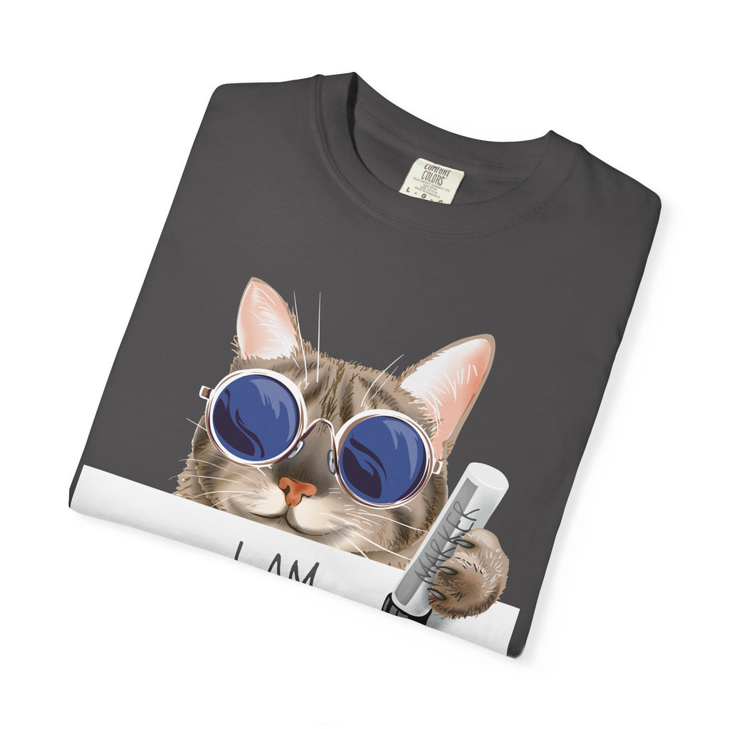 I Am Paw-fect Cat with Sunglasses T-shirt | Cute Cat Graphic Tee